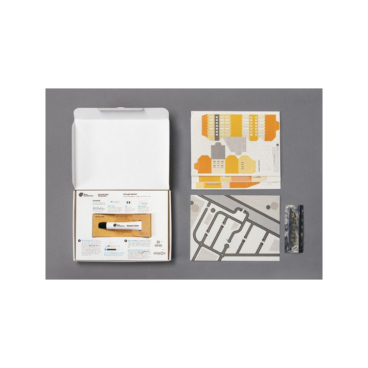 Contenu du starter-kit Electric Paint Circuit Kit