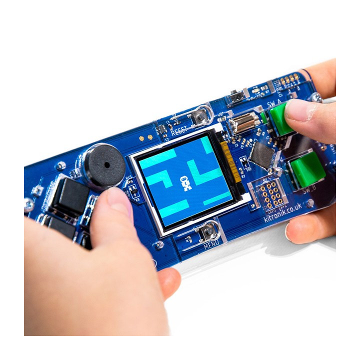 Exemple d'utilisation du Gamepad ARCADE Kitronik 5311 pour MakeCode Arcade