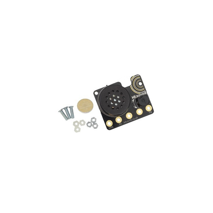 Module Kitronik MI:Sound speaker board 5649 pour carte micro:bit