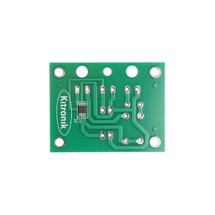 Circuit CMS NCP2890 pré-soudé sur le kit amplificateur Mono 1W Kitronik 2165