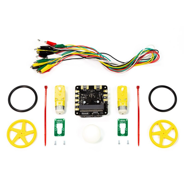 Composition d'une base robotique du Pack Lesson in a Box Simple Robotics