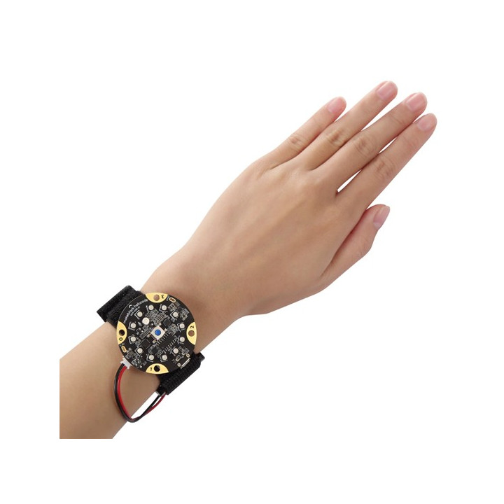 Module HaloCode monté avec le bracelet sangle