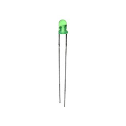 Led verte diffusante 3mm  - 1
