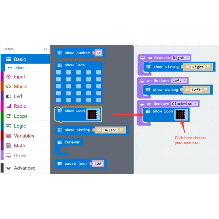 Programmation du starter kit Grove Inventor kit
