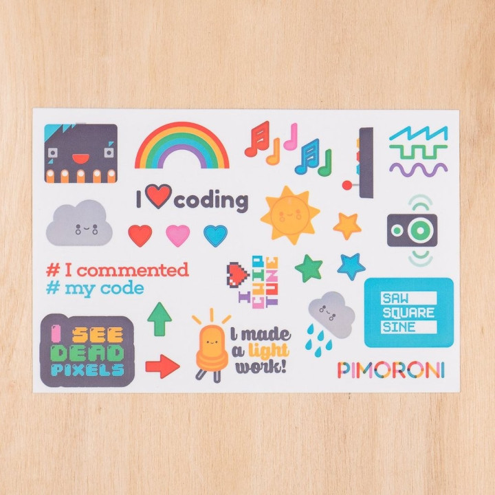 Étiquettes de personnalisation du Kit enviro:bit