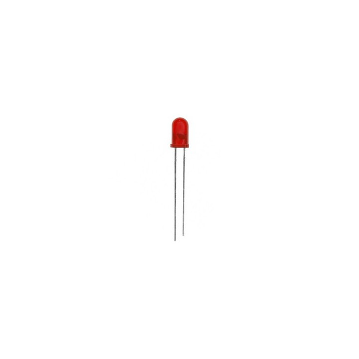 Led rouge diffusante 5mm