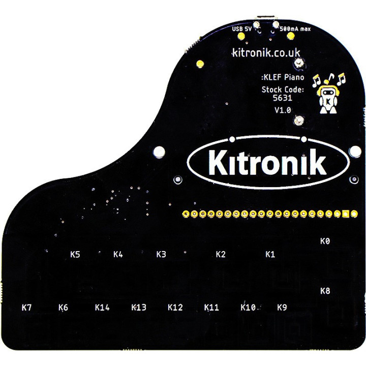 Face arrière du module :KLEF Piano pour micro:bit