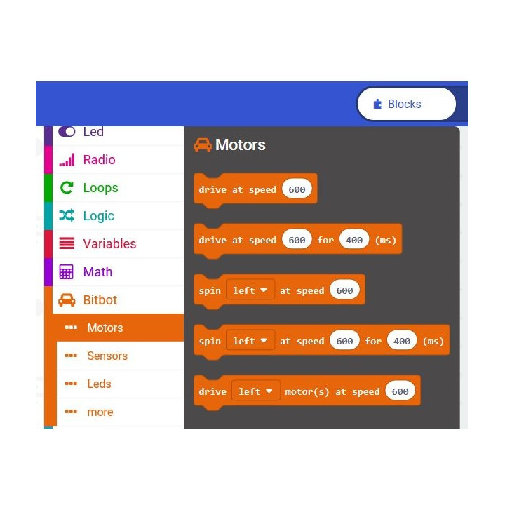 Programmation de la plateforme Bit:Bot PRO pour micro:bit