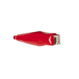 Pince crocodile 65 mm à souder - rouge  - 1