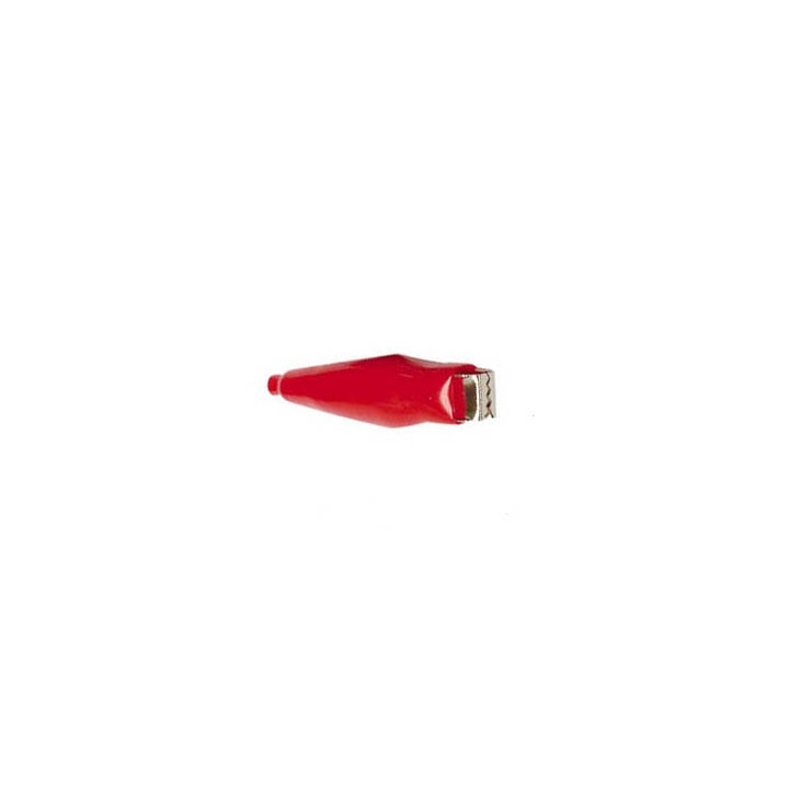Pince crocodile 65 mm à souder - rouge  - 1