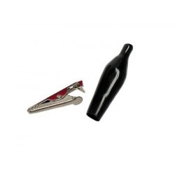 Pince crocodile 27 mm à souder - noir - 1