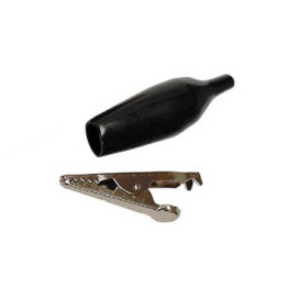 Pince crocodile 44 mm à souder - noir  - 1