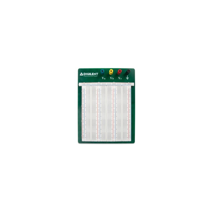 Plaque breadboard de connexions sans soudure avec straps