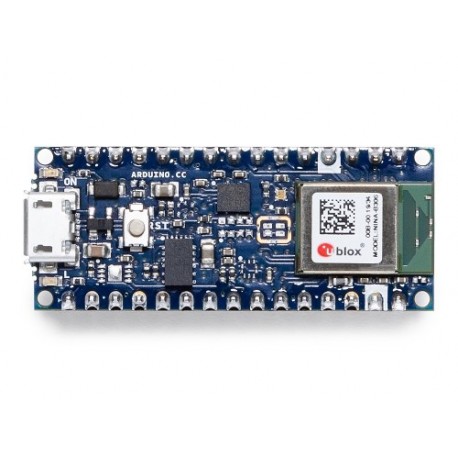 Face avant de la carte Arduino Nano 33 BLE ABX00034 Face avant de la carte Arduino Nano 33 BLE ABX00034