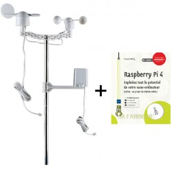 Bundle livre Raspberry Pi 4 avec capteurs pour station météo