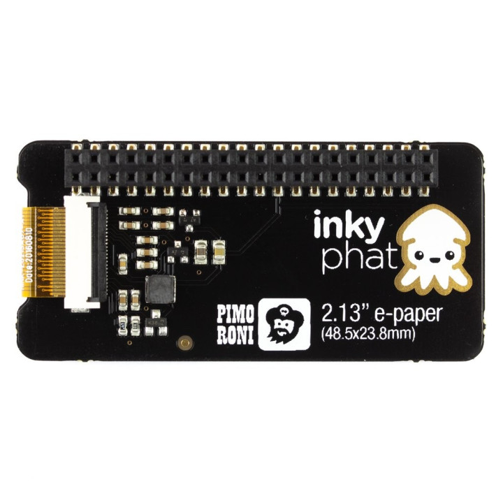 Afficheur Inky pHAT 2,13" (ePaper/eInk/EPD)  - 2