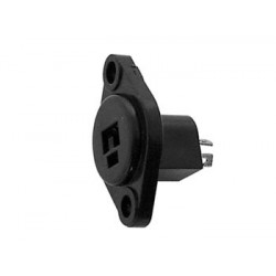 Fiche DIN 2 broches femelle châssis - 1