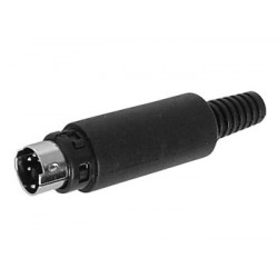 Connecteur mini-DIN mâle 6 broches - 1