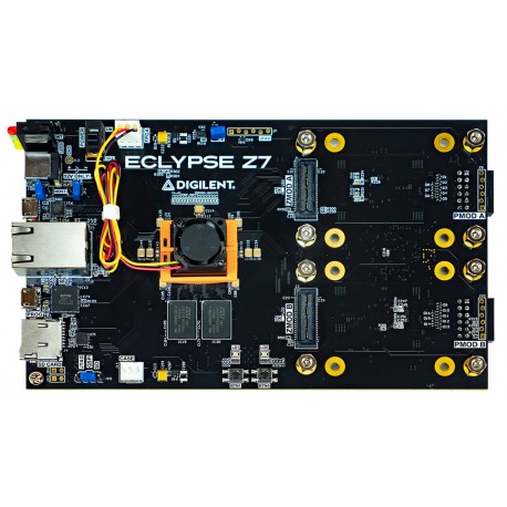Vue de dessus de la carte de développement SoC Zynq-7000 Eclypse Z7 Vue de dessus de la carte de développement SoC Zynq-7000 Eclypse Z7