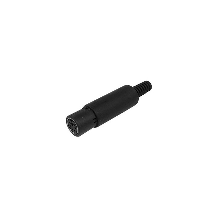 Connecteur mini-DIN femelle 6 broches  - 1