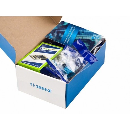 Ouverture de la boite du starter-kit GROVE pour IoT pour Raspberry Pi 3B+
