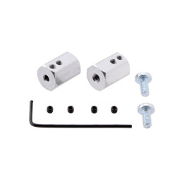 Adaptateurs hexagonal 12 x 17 mm Pololu 2682 pour axe 3 mm