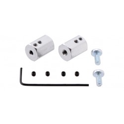 Adaptateurs hexagonal 12 x 17 mm Pololu 2682 pour axe 3 mm