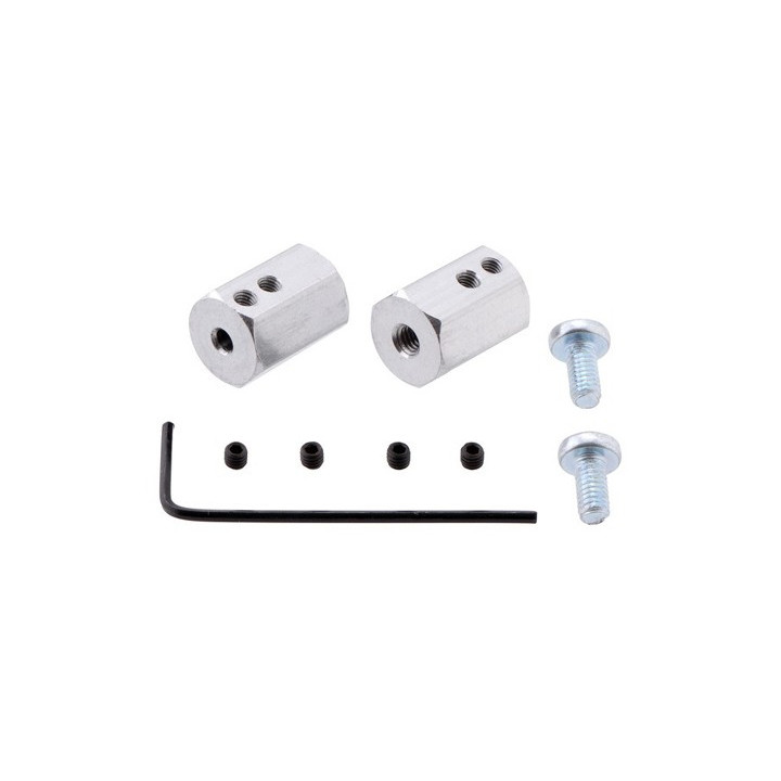 Adaptateurs hexagonal 12 x 20 mm Pololu 2686 pour axe 6 mm