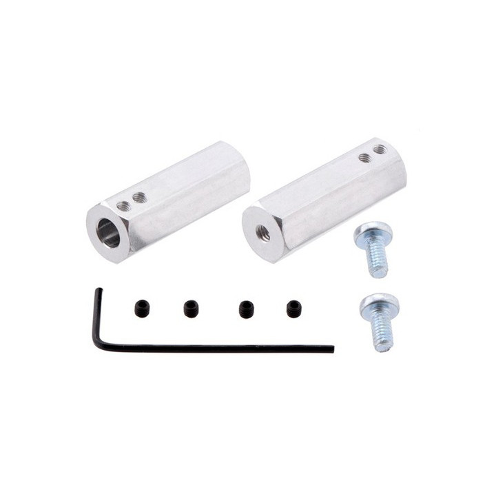 Adaptateurs hexagonal 12 x 35 mm Pololu 2687 pour axe 6 mm