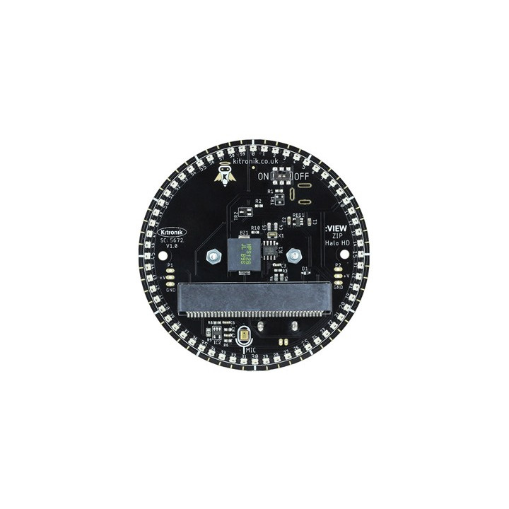 Platine Kitronik ZIP Halo 60 leds RGB pour carte micro:bit