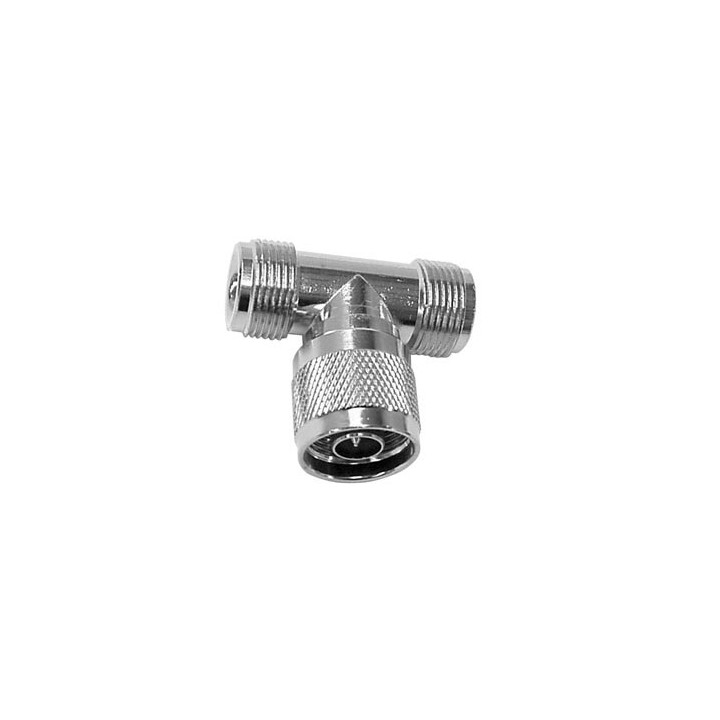 Adaptateur N mâle - 2x N femelles