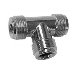 Adaptateur N femelle - 2x N femelles - 1