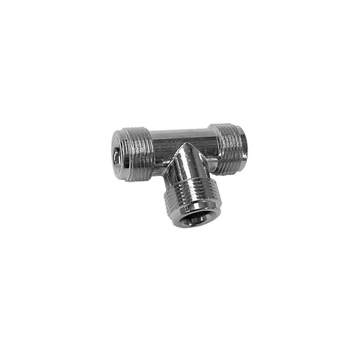 Adaptateur N femelle - 2x N femelles  - 1