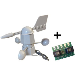 Anémomètre/girouette avec interface Grove PACK-GR007