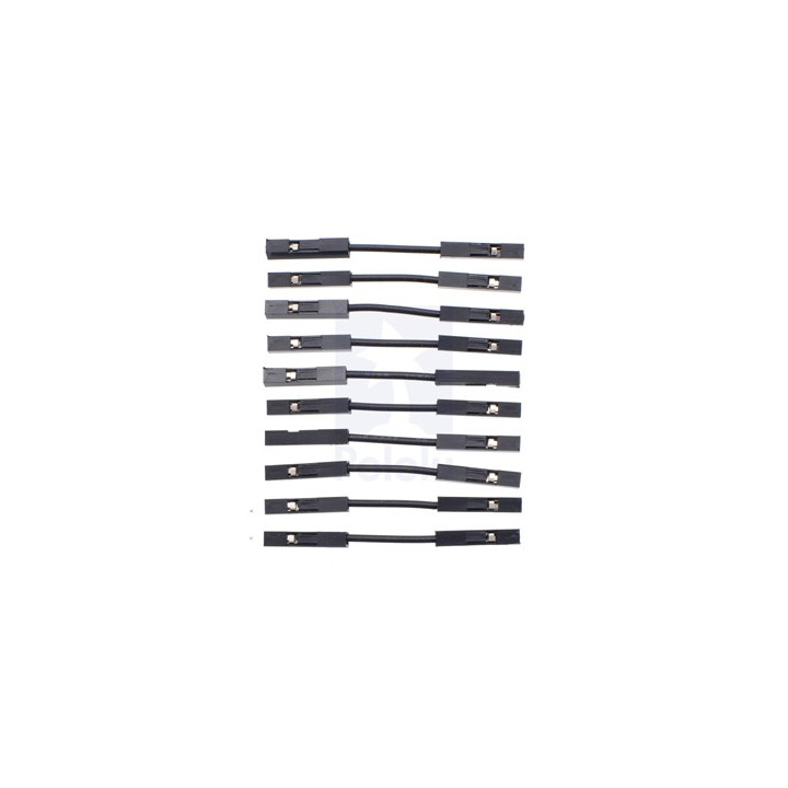 Straps flexibles noir F/F (2,5 cm)