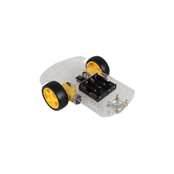 ROB-OL1 Base robotique "OL1" roulante (2 roues) pour arduino et STEM