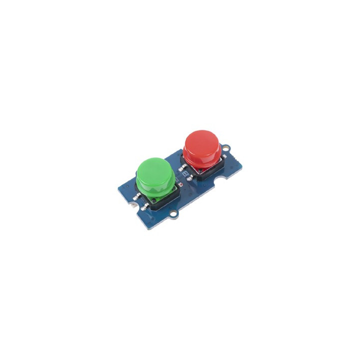 Module Grove 2 boutons-poussoirs 111020103 avec ses capuchons