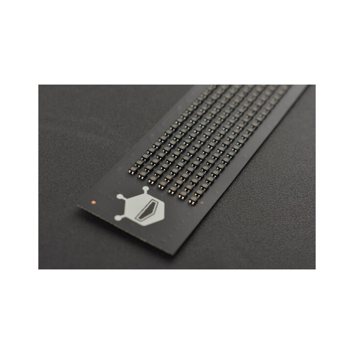 Détail de la matrice à leds RVB flexible 7x71 DFR0597