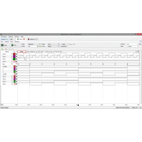 Exemple 2 d'utilisation de WaveForms Exemple 2 d'utilisation de WaveForms