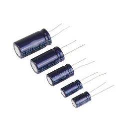 Condensateur chimique radial 105°
