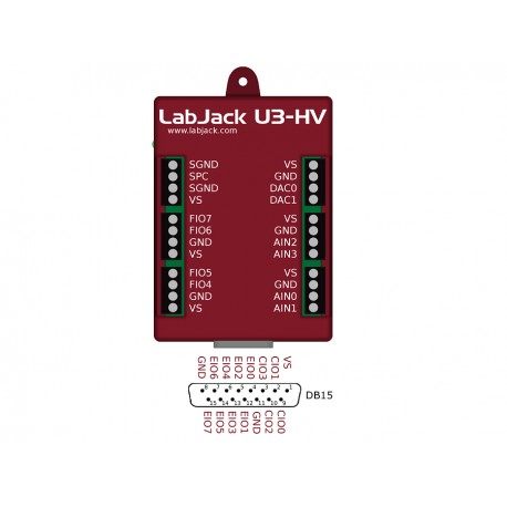 Boitier d'acquisition LabJack U3-LV - 5