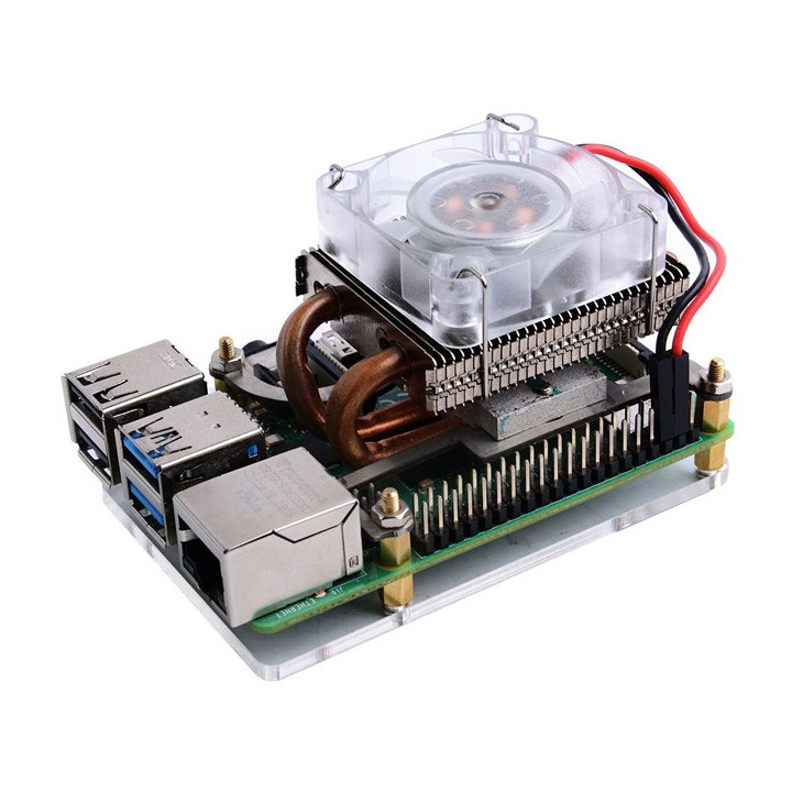Ventirad monté sur une Raspberry Pi