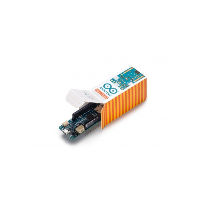 La carte Arduino MKR ZERO livrée dans sa boite