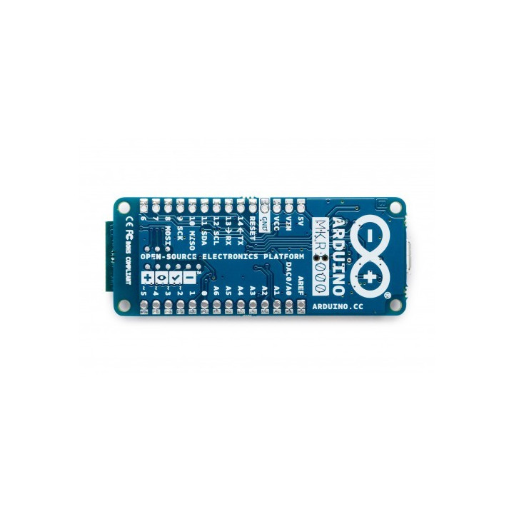 Vue de dessous de la carte Arduino MKR1000