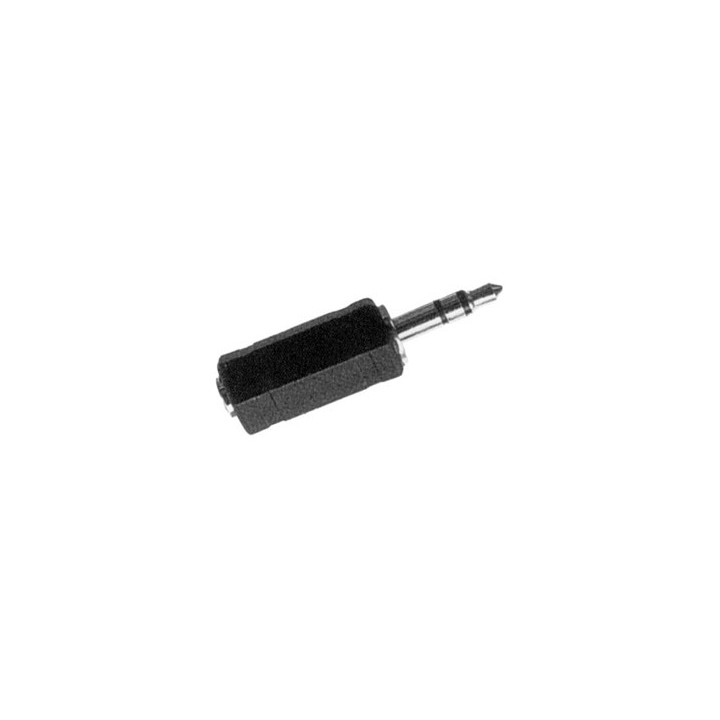 Jack femelle 3,5mm mono - mâle 3,5mm stéréo  - 1