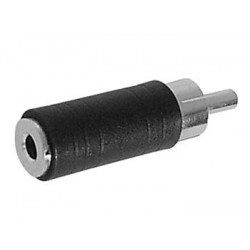 Jack femelle 3,5mm mono - RCA mâle - 1