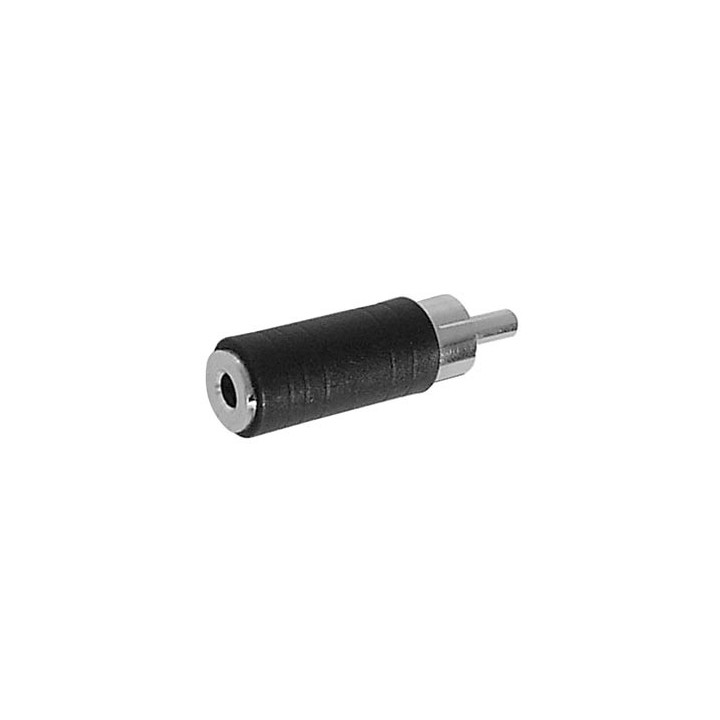 Jack femelle 3,5mm mono - RCA mâle  - 1