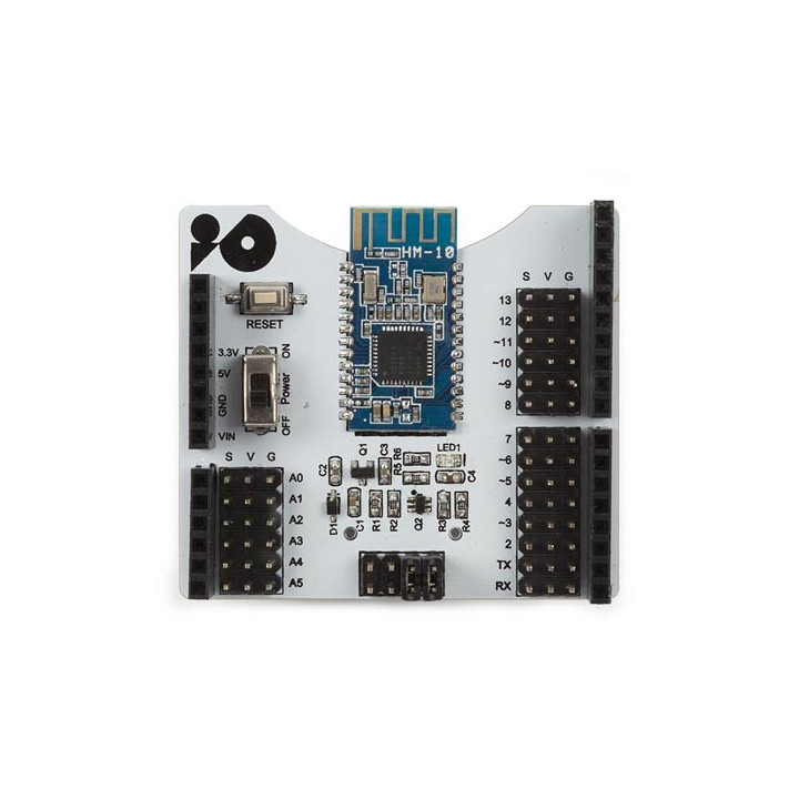 Détail de la platine Shield Bluetooth® 4.0 HM-10 pour Arduino