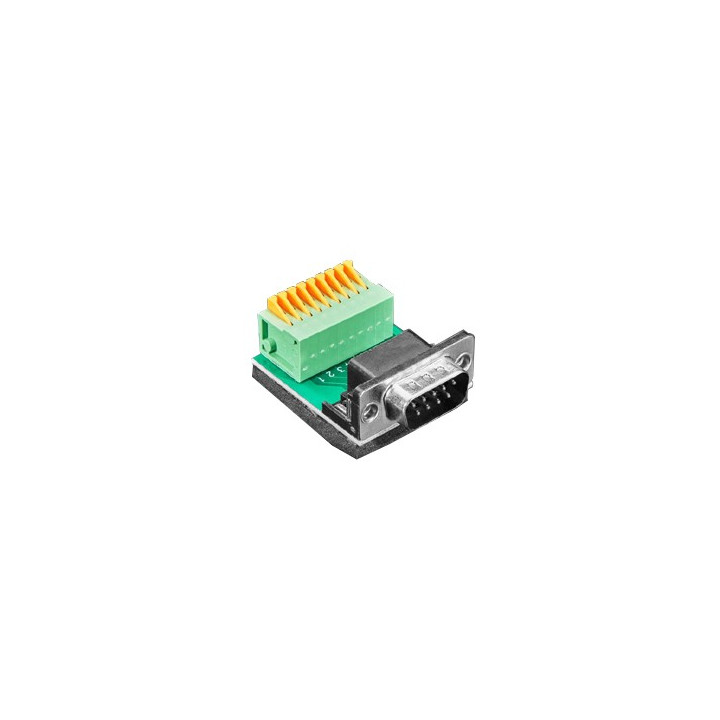 Adaptateur DB9 Mâle vers bornier à ressort