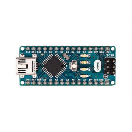 La carte Arduino arduino nano original vue de dessus La carte Arduino arduino nano original vue de dessus